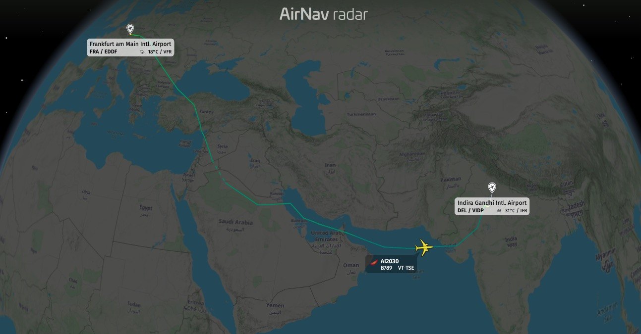 In less than 2 weeks, a third flight squawked 7500 (hijacking/unlawful interference) forcing a diversion