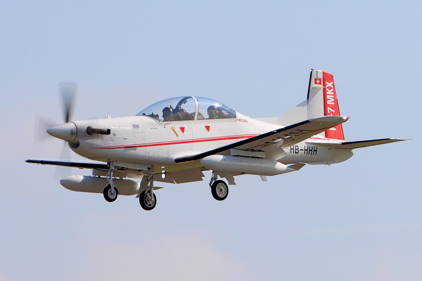 First French Pilatus PC-7 MKX Takes Flight