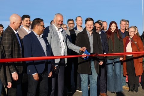$37-million Airport Trail–Stoney Trail interchange project partially opens