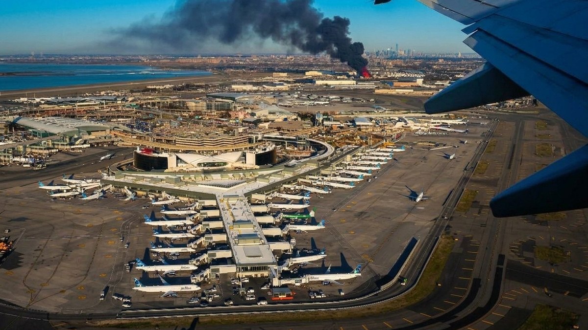 JFK Airport Passengers Witness Pluming Smoke From The Runway: 'There Is No Cause For Alarm'