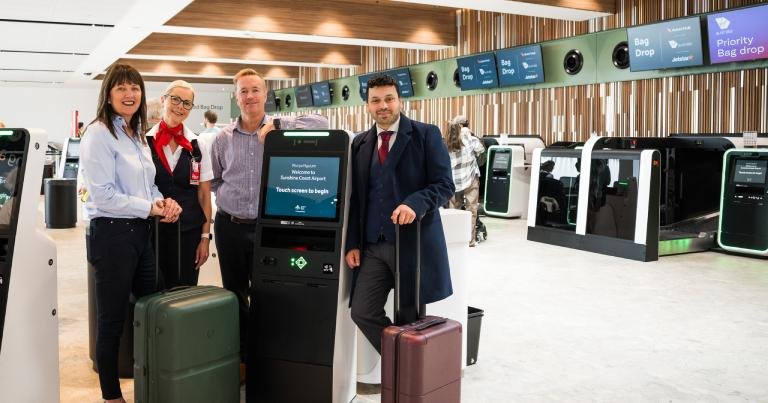 Sunshine Coast Airport opens new check-in hall with advanced self-service technology