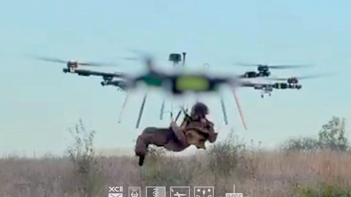 Ukraine airlifts wounded soldier by drone in claimed battlefield first