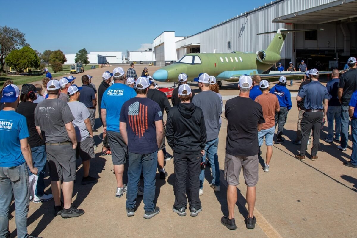Textron rolls out first production Cessna Citation CJ4 Gen3 executive jet