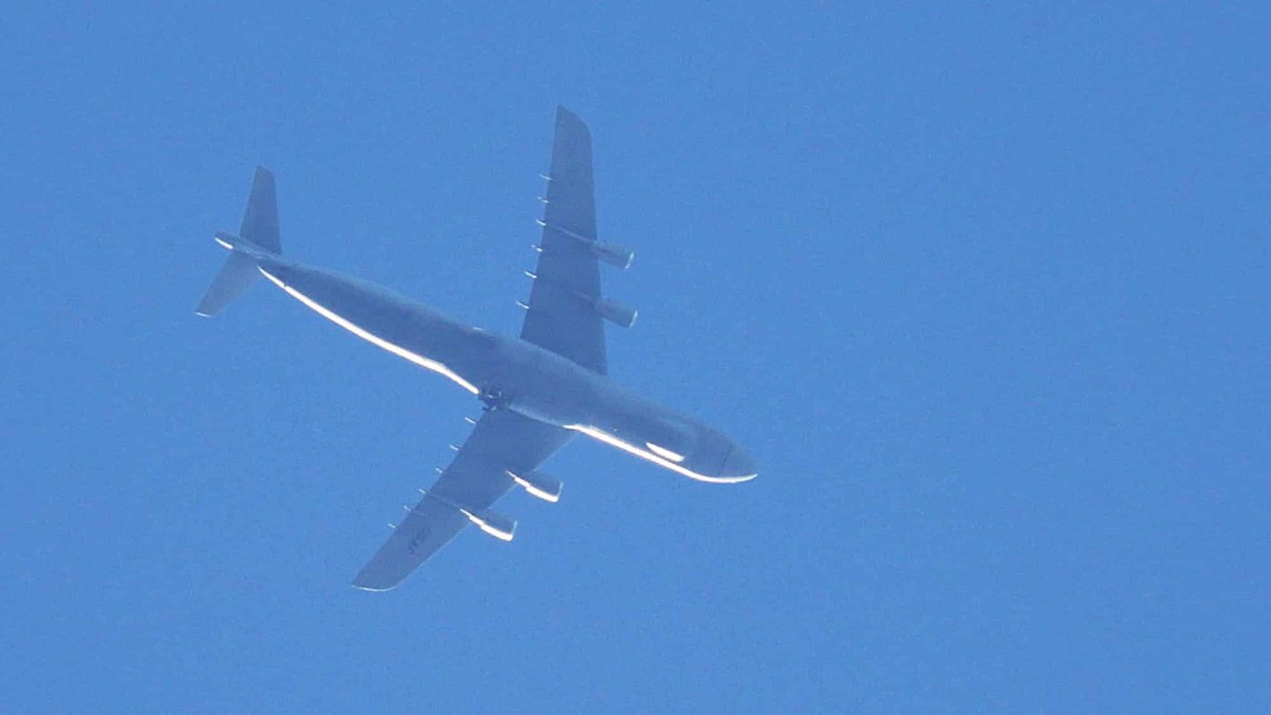Unusual Sight Over Slovakia: C-5 Galaxy Flying With Port Main Landing Gear Extended