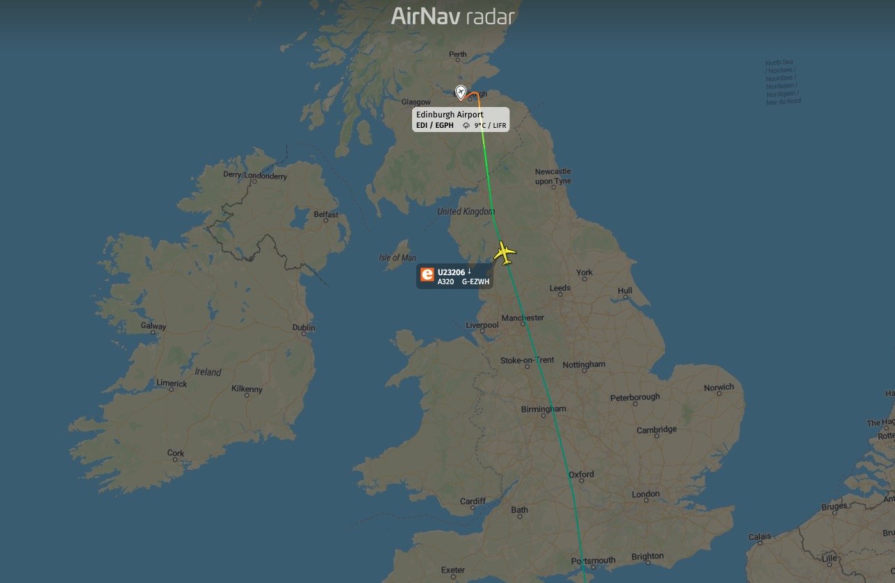 easyJet pilots concerned over very drunk mother traveling with young daughter to Edinburgh