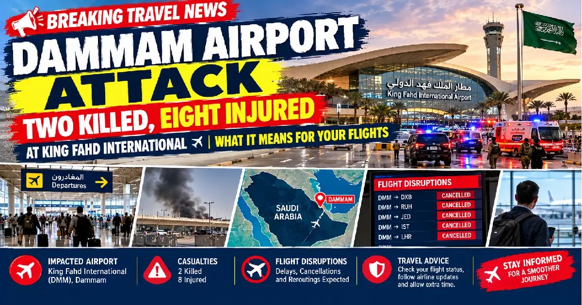 Dammam Airport Attack: 2 Dead, Saudi Flight Disruptions