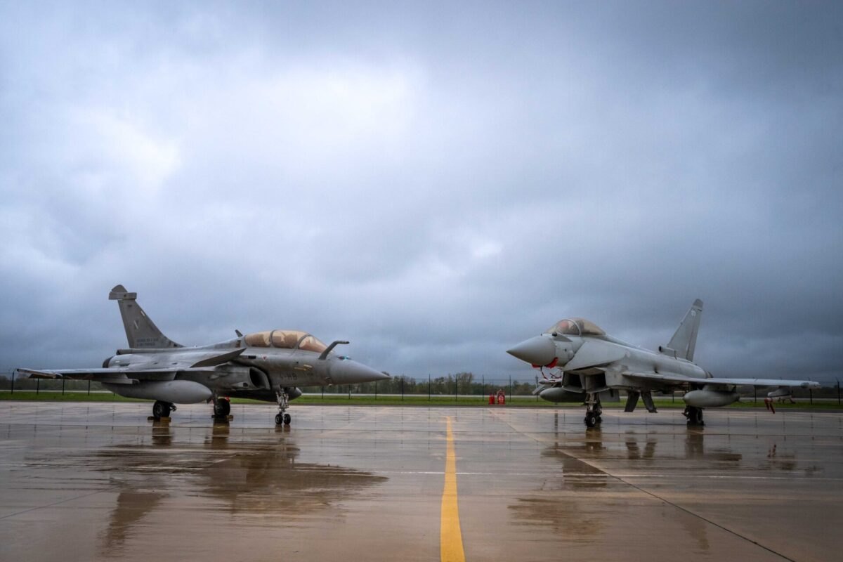 RAF Typhoons join French nuclear deterrence exercise for first time