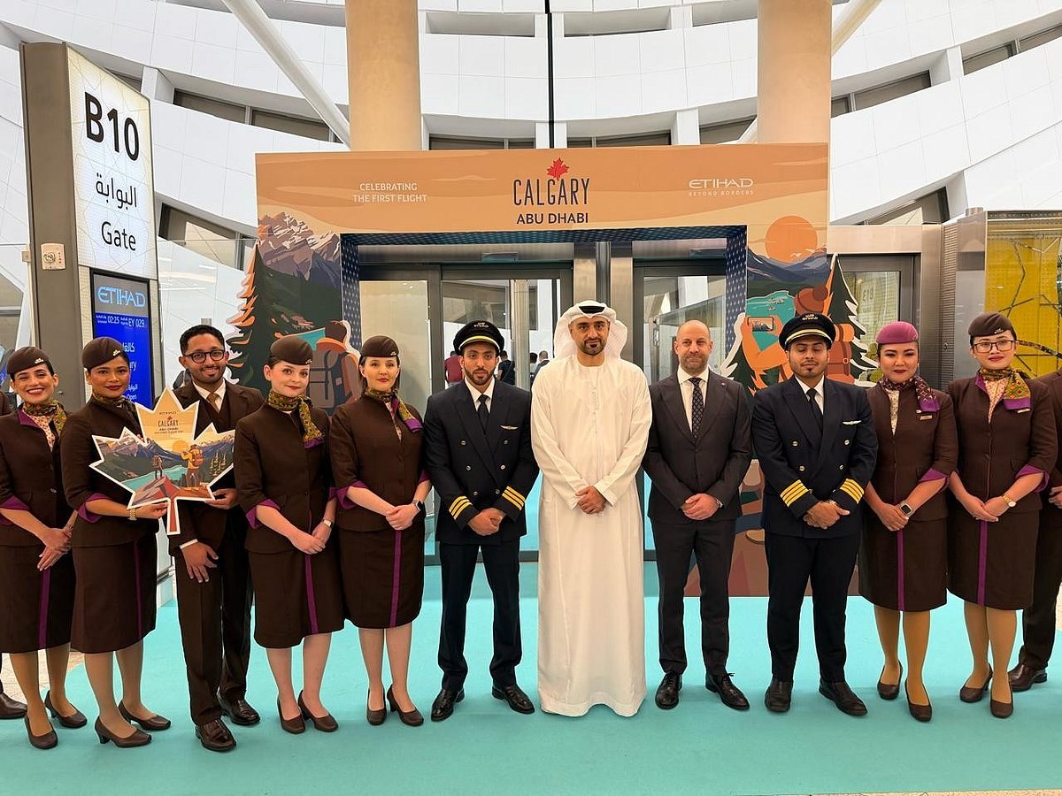 Etihad makes history with first Abu Dhabi-Calgary flight