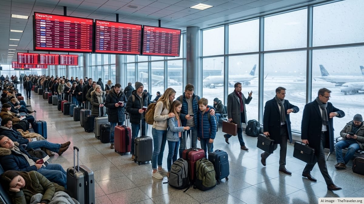 Storm Boelo chaos: Flights axed and ‘do not travel’ alerts