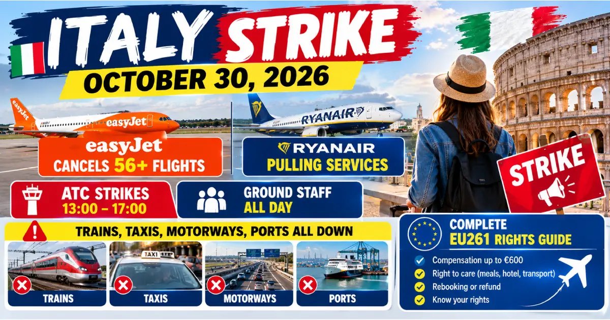 Italy Flight Disruption: What easyJet and Ryanair Passengers Should Know