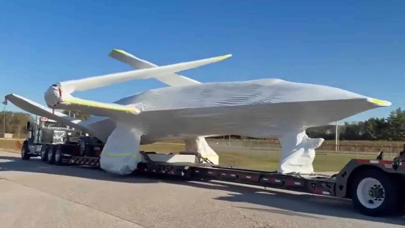 Boeing Moves Second MQ-25A Stingray Airframe to Illinois for Final Assembly