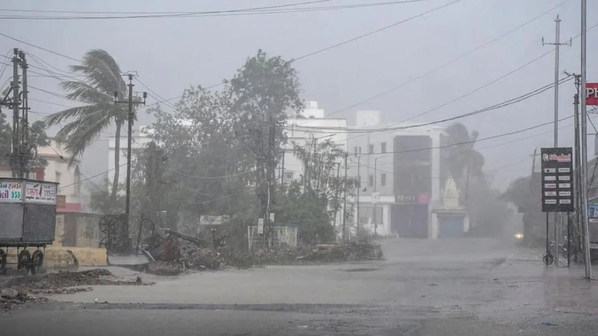 Andhra Weather: Cyclone Arnab Brings Heavy Rains, Stormy Weather; Schools Closed, Trains And Flights Cancelled