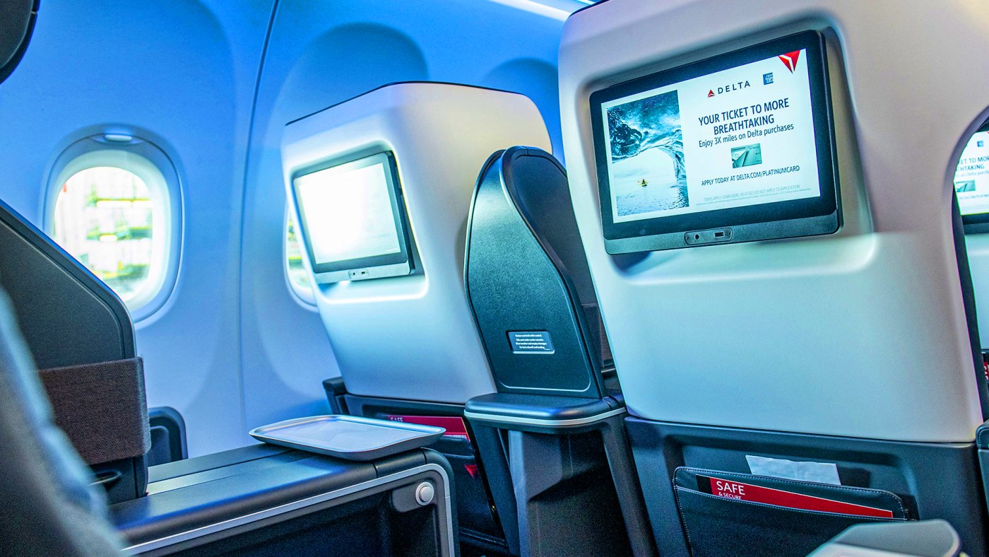 Delta Air Lines Has 165,000 Seatback Screens, But The Personalized SkyMiles Version Reaches Only 45% Of The Fleet