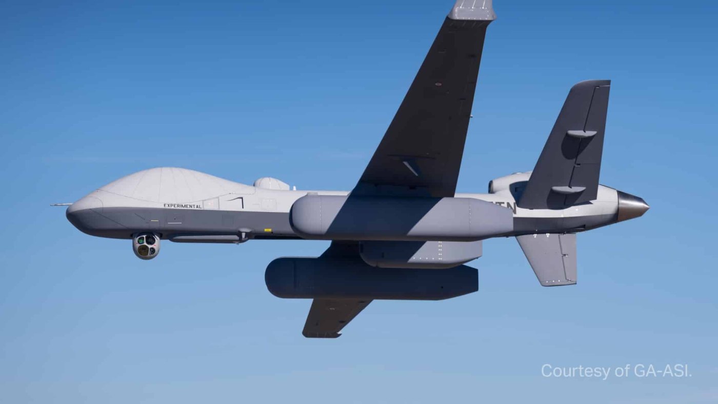 GA-ASI and Saab Test AEW Payload on MQ-9B
