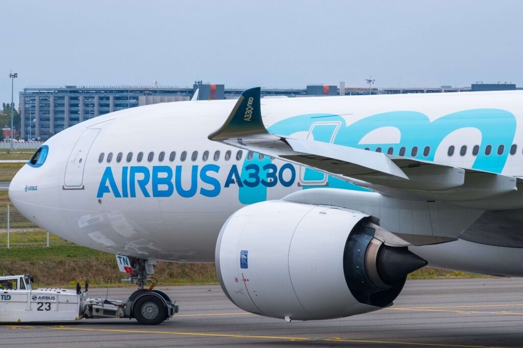Airbus delivery slowdown squeezes profits, full-year target unchanged