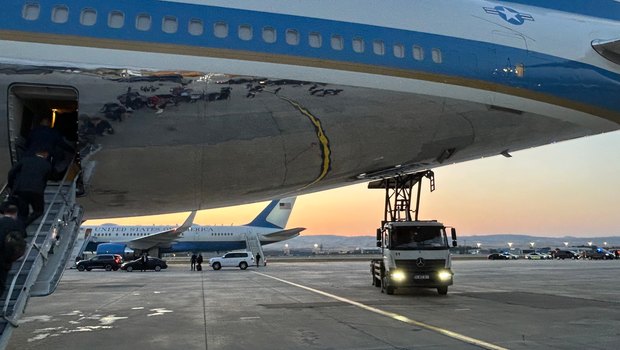 Secretary of State Marco Rubio and Scott Besant were stuck on a diverted plane. CBS News