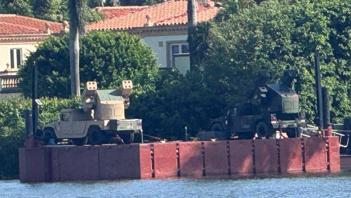 'Heightened threat environment': Air defense systems deployed at Mar-a-Lago and airport