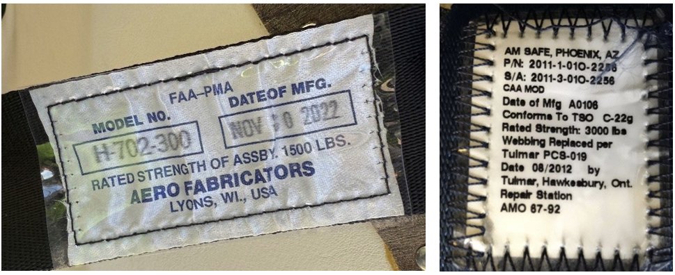NTSB Warns of GA Seat Belt Failures