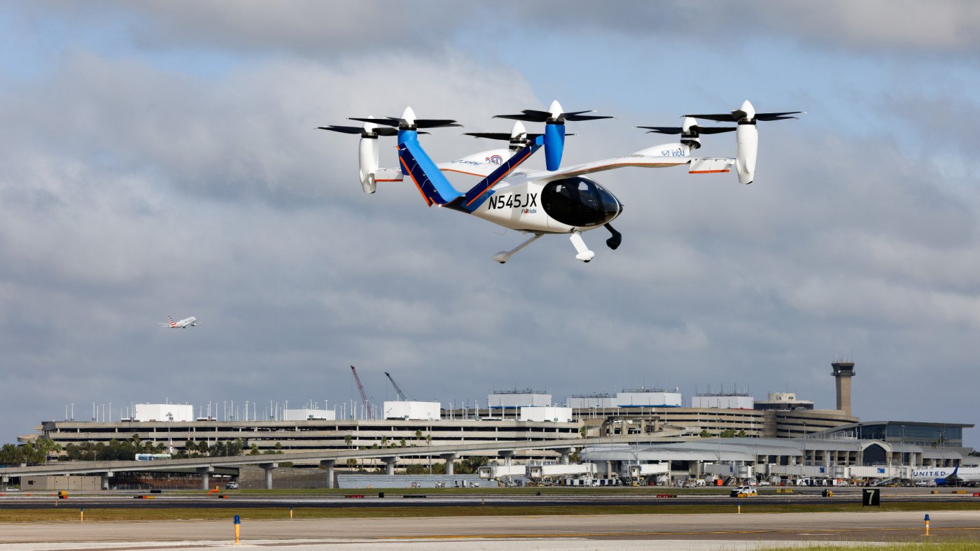 Florida once again makes aviation history with Advanced Air Mobility test flight over Tampa Bay
