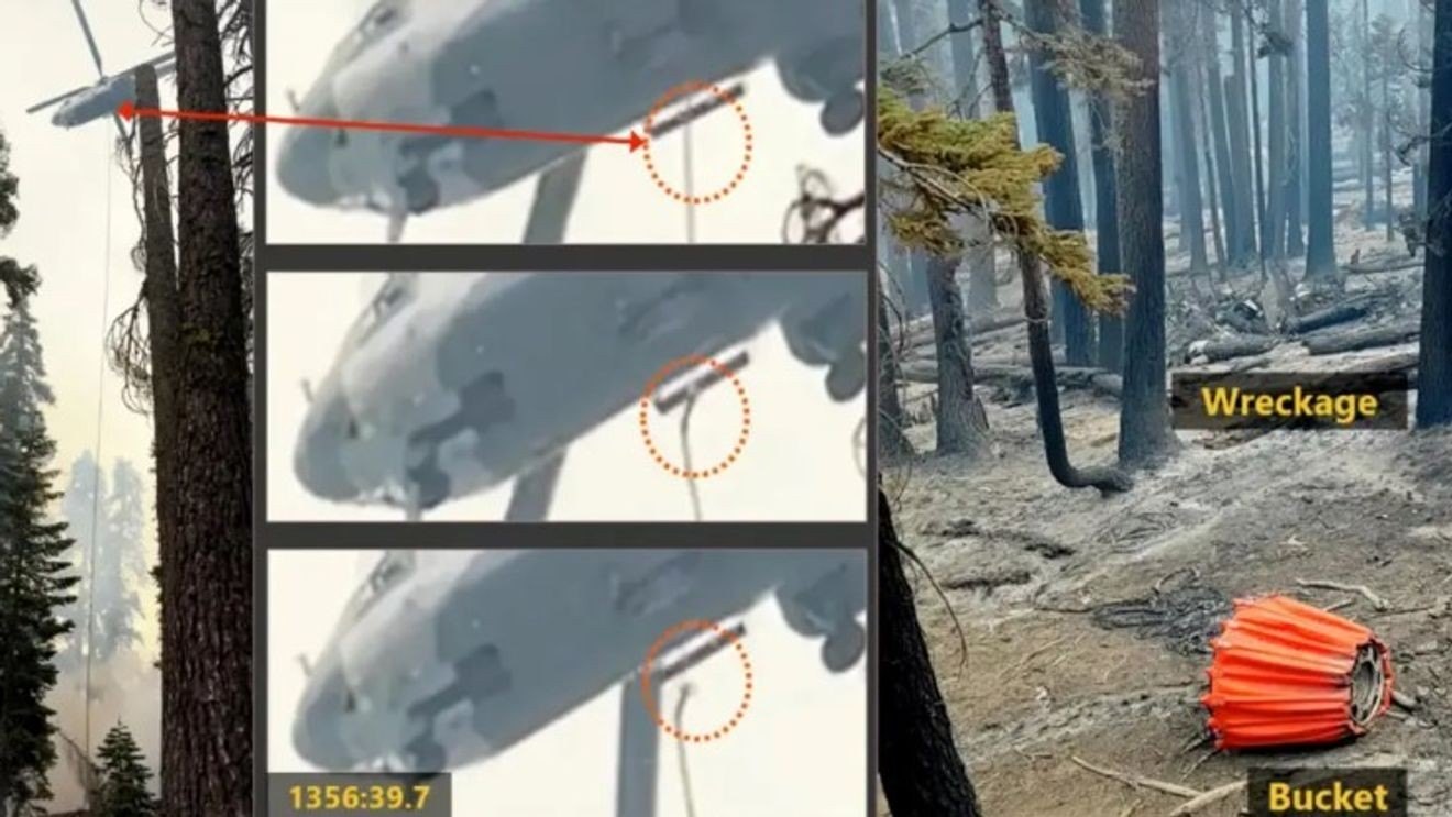 NTSB report details bucket trouble before Yosemite firefighting helicopter crash killed 2