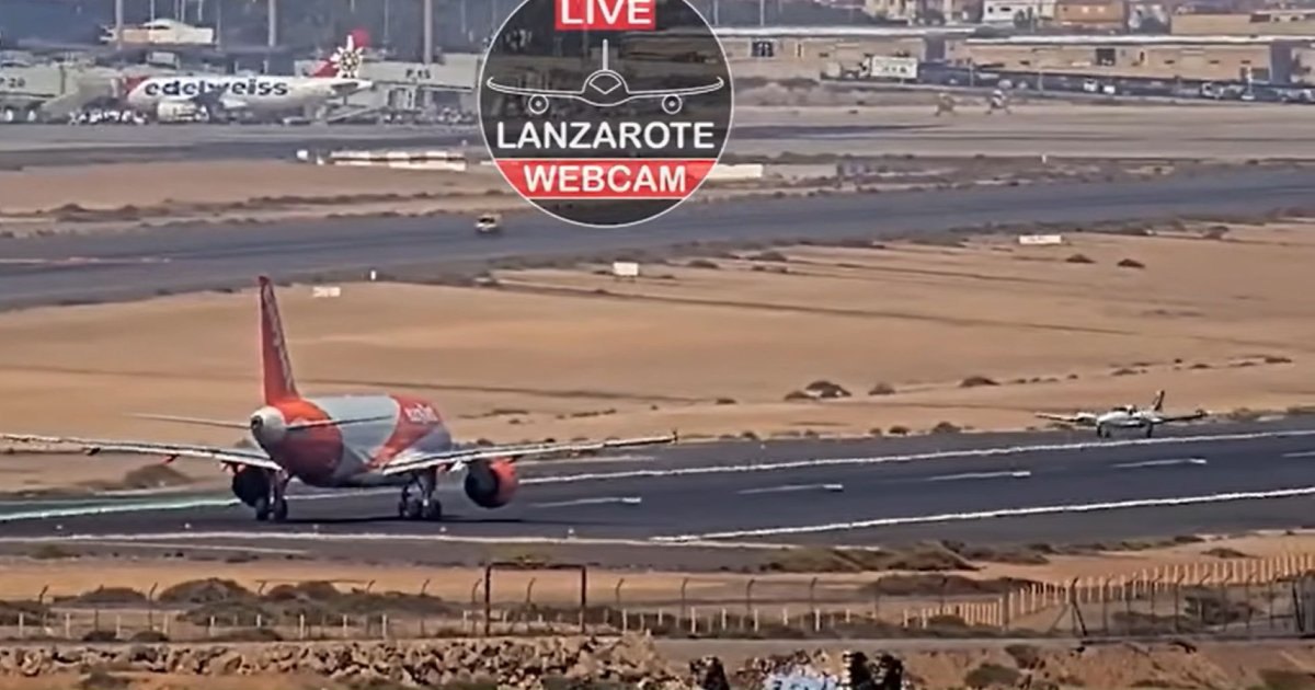 New incident at a Canary Islands airport: a plane lands in front of another ready to take off